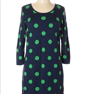 Banana republic polka dot knit dress
